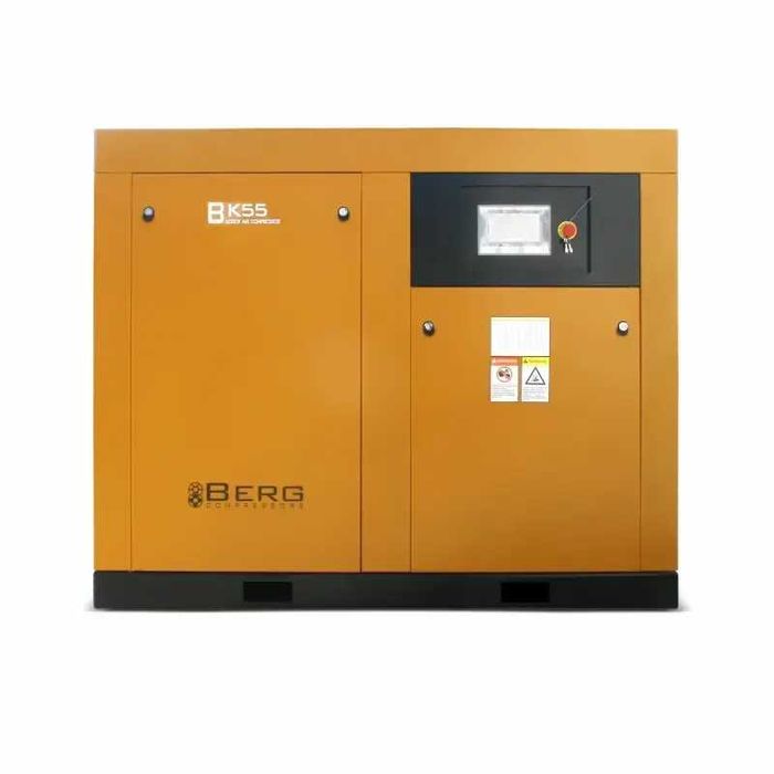 BERG vintovoy kompressor 55 kVt | tsex | energiya tejamkor chastotnik