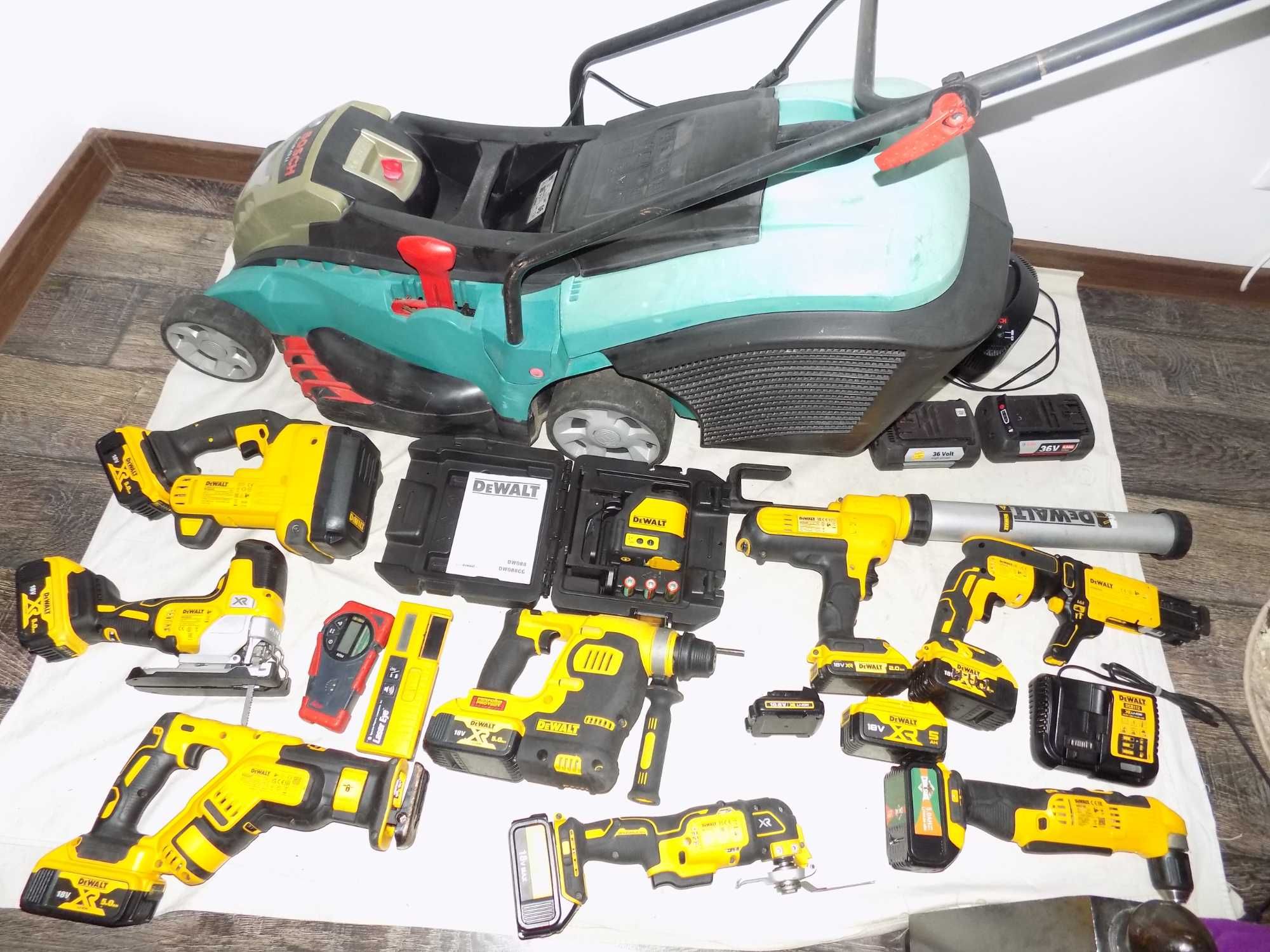 DeWalt  DCS 575 , DCS 367 , DCS 335 , DCS 350 , cositoare BOSCH