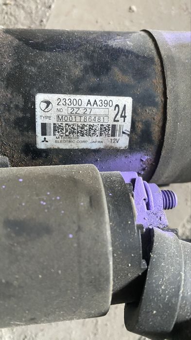 Продам стартер от субару форестер