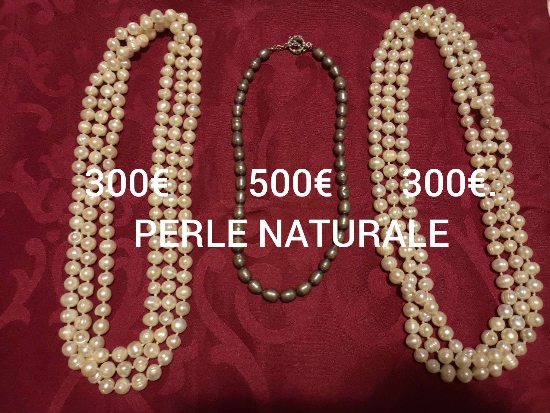 Coliere perle naturale superbe