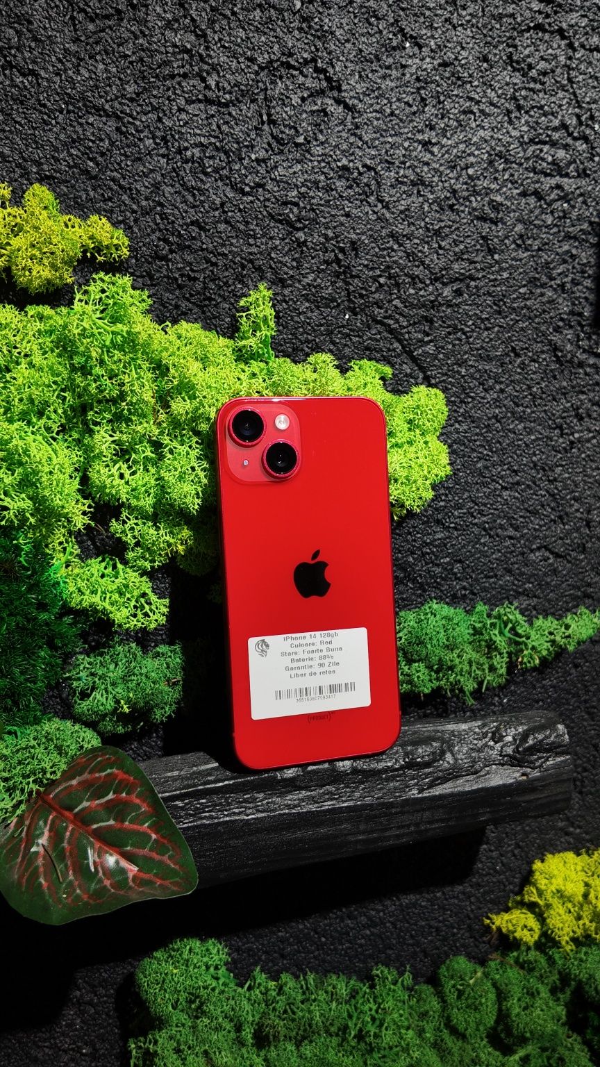 iPhone 14 128gb Red Neverlocked Baterie 88%/Fact+Garantie