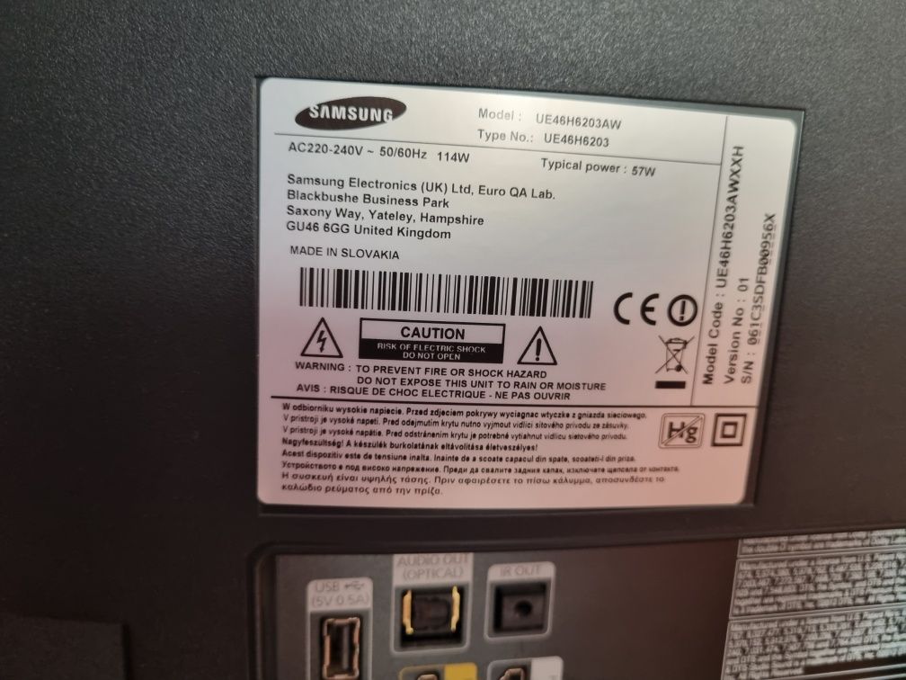 Televizor led Samsung Smart model UE46H6203