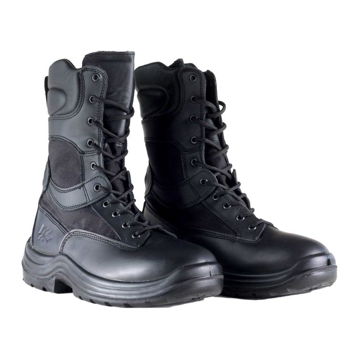 Bocanci militari din piele cu cordura