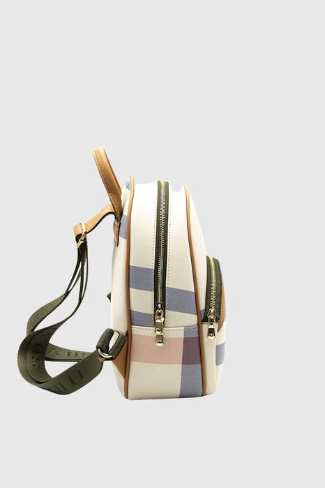 НОВО! ЛИКВИДАЦИЯ! Дамска раница „Памела“ в цветно каре