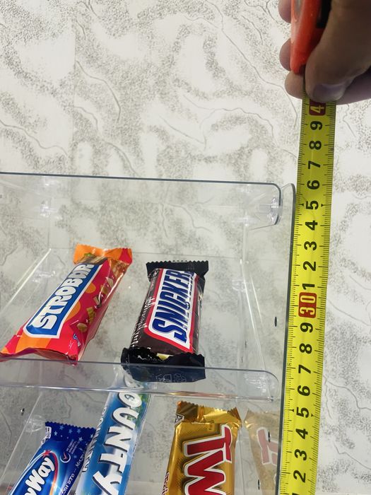 mini vitrina orgsteklo