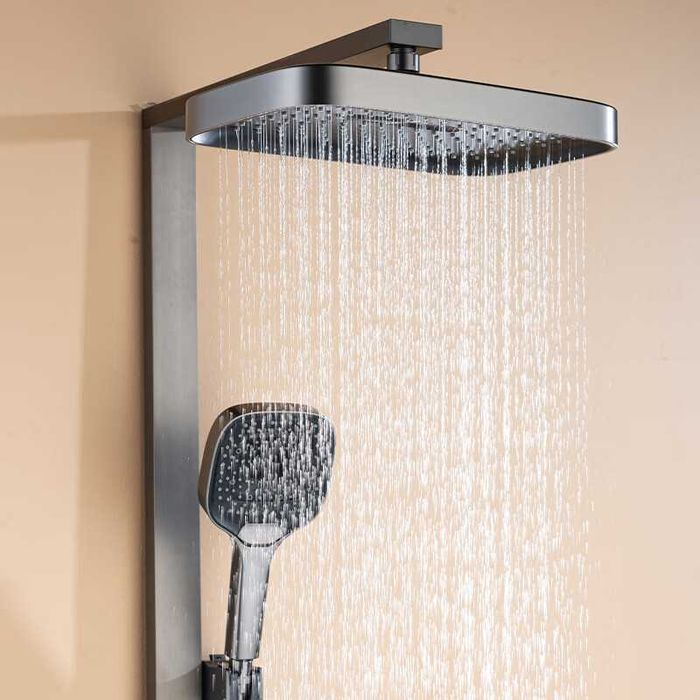 Модерен интелигентен душ с дисплей и LED подсветка D46