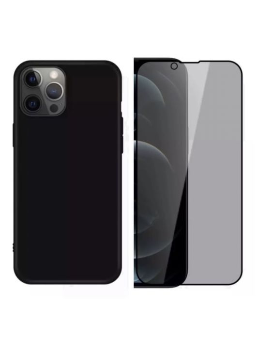 Iphone 14/15/16/17 PRO MAX AIR Husa Perfect Fit +Folie Sticla Full 21D