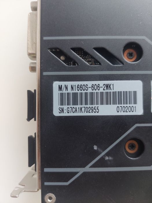 Игровая видеокарта Nvidia GTX 1660 Super, 6 Гб