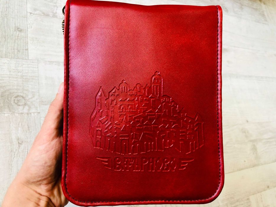 Несесер за Подарък В.Търново кожен винтидж колекционери запазен