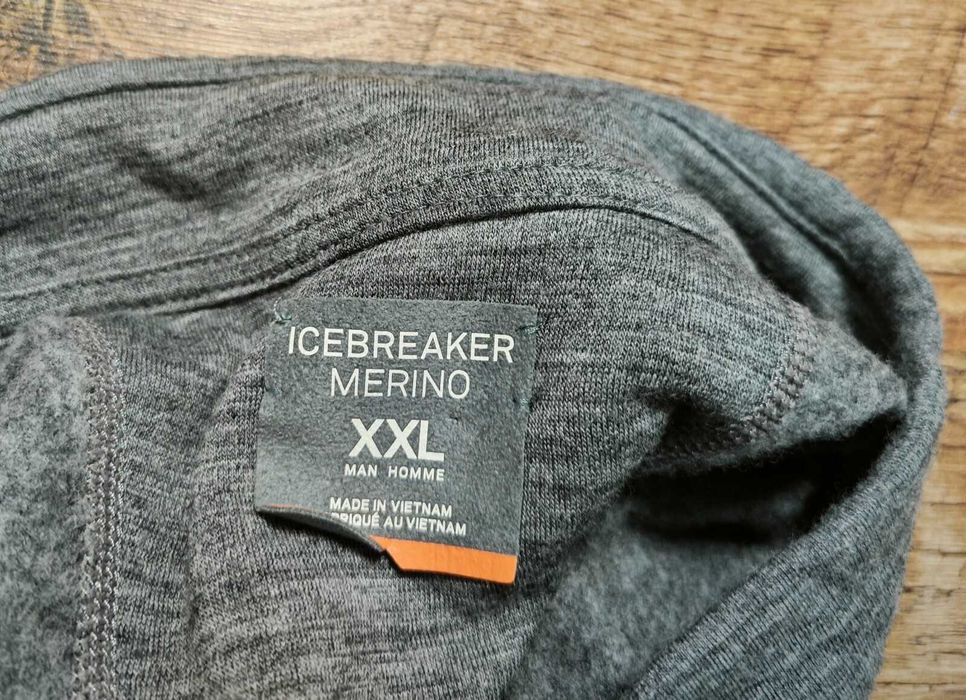 Icebreaker Мерино вълна дебела мъжка жилетка размер XXL / 2XL