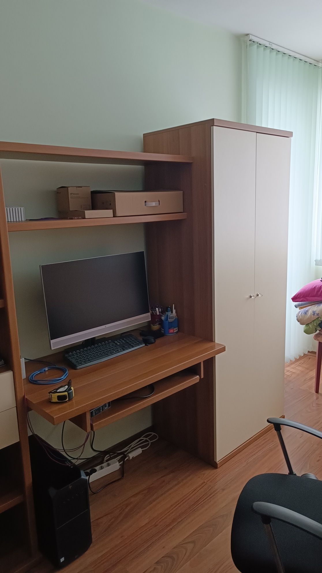 Модул легло с шкафчета + секция