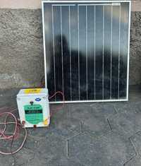 Gard electric cu panou solar
