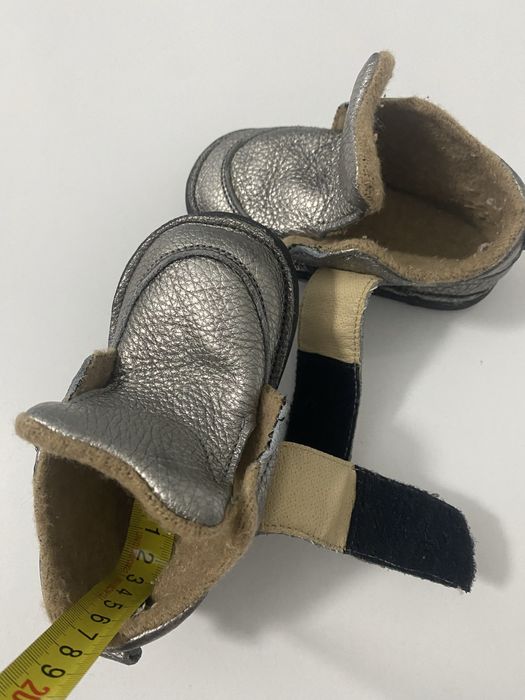 Ghete piele cu lana 22 - barefoot - Enna Shoes