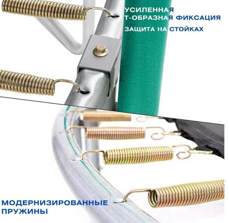 Батут каркасный. Диаметр-140 см. Доставка и установка бесплатно