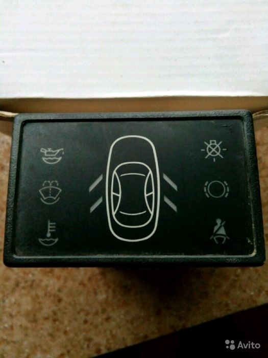 Блок индикации ВАЗ-2110\2112 (табло дверей) Часы круглые ГАЗ, ВАЗ