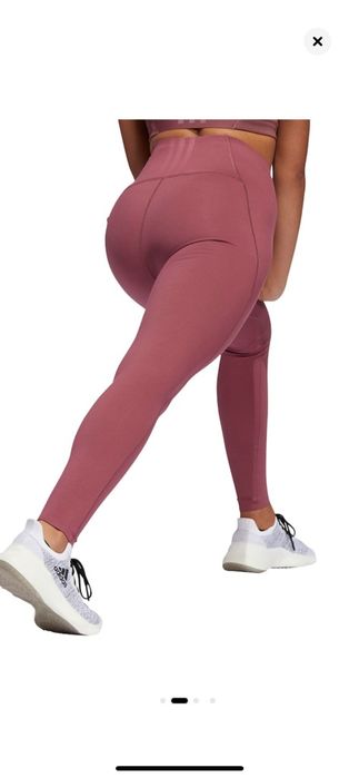 Colanti Adidas crop cu talie inalta