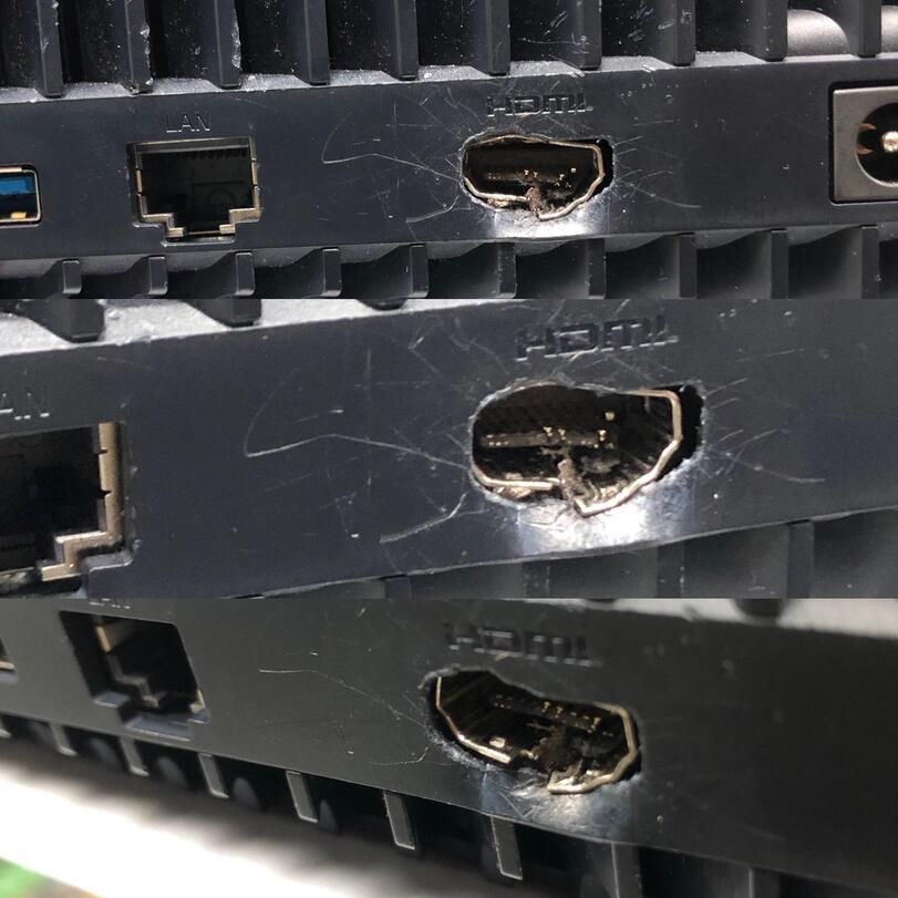 Ремонт PLASTATION 4/5  замена HDMI разъёма. ЧИСТКА