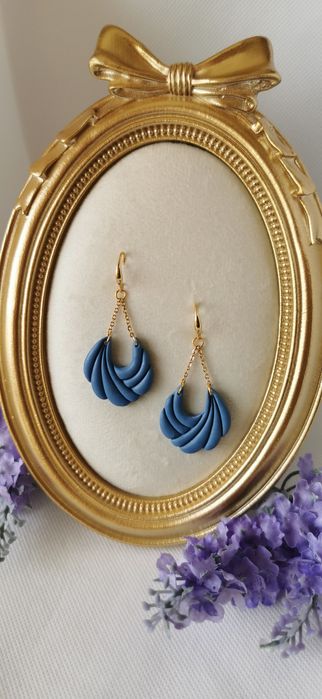 Cercei handmade din lut polimeric