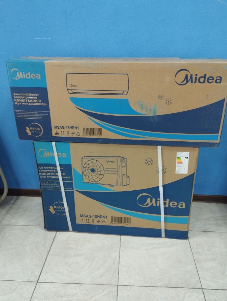 Кондиционер новый Midea 54 квадратов