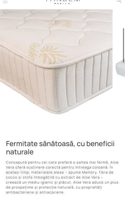 Pat cu slatea naturala 200x200 și spațiu de depozitare Tandem Brasov