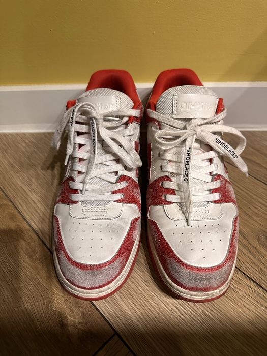 Off white out off office ooo low tops vintage red marime 43