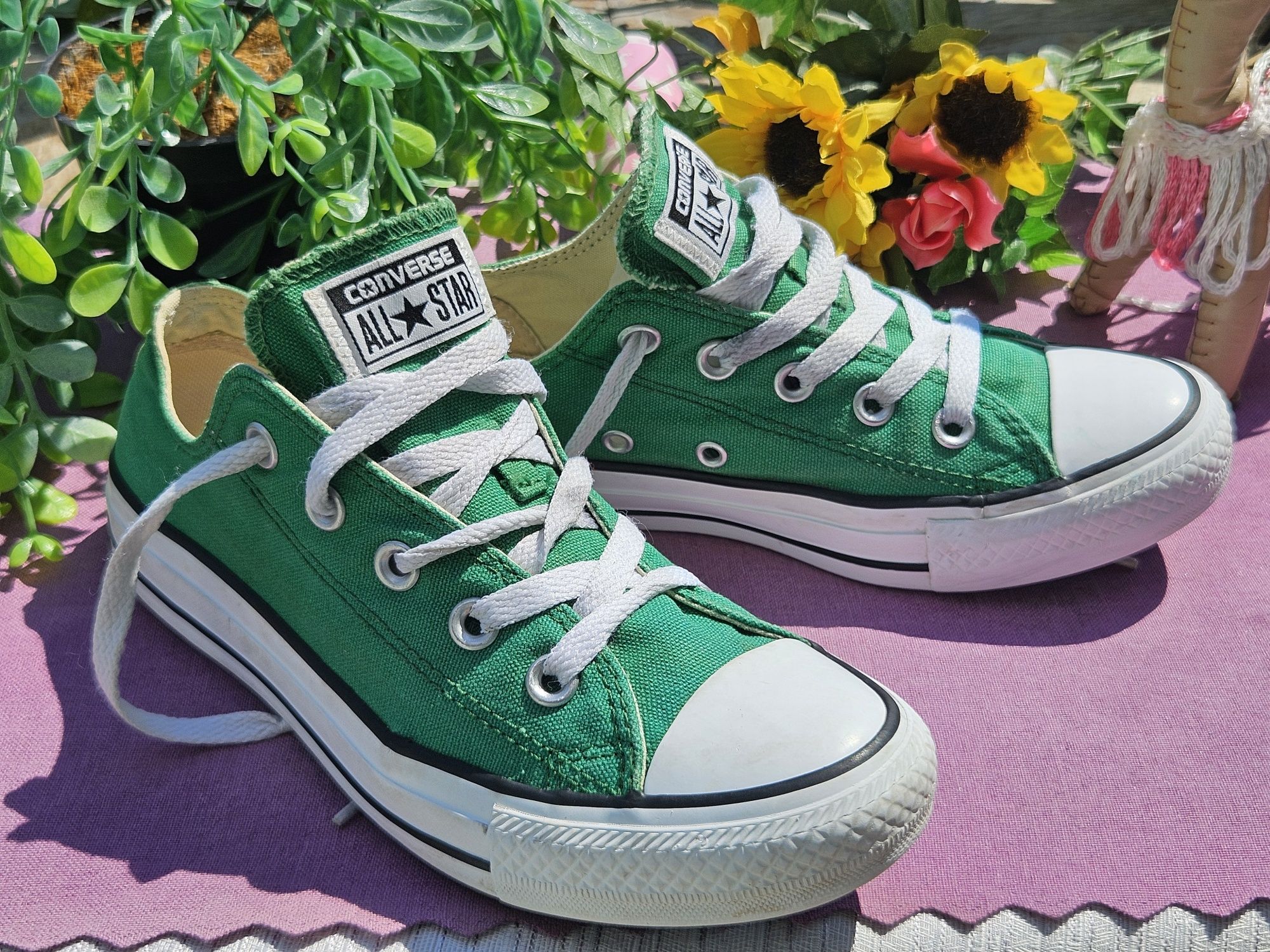 Converse кецове в зелено N36