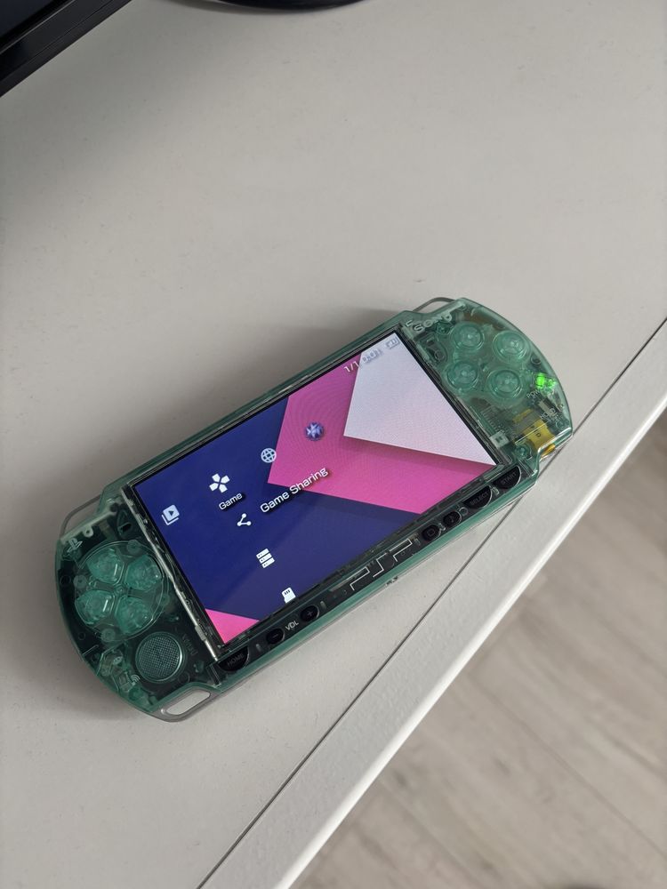 Sony PSP Slim 2004 Verde Transparent