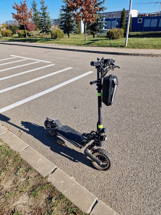 Trotineta electrica MYRIA MY7046, 10 inch, pliabila, negru