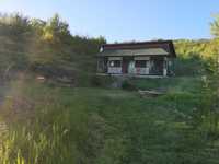 Grădină de vânzare cu cabană din lemn, lângă Craiova, la Leamna de Sus