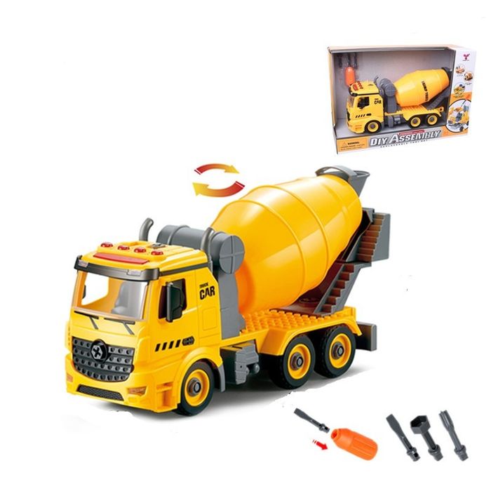 Бетоновоз и Камион - разглобяеми  със звукови и светлинни ефекти