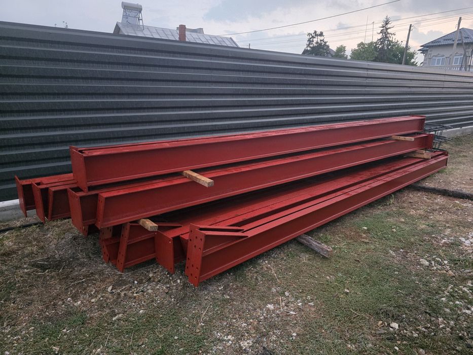 Structura Hală Metalica 25x12x6 , 300 m³, IPE 240 si 200,Ferme ,Stalpi