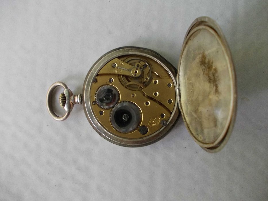 Ceas vechi de buzunar din argint Albert Esser AACHEN