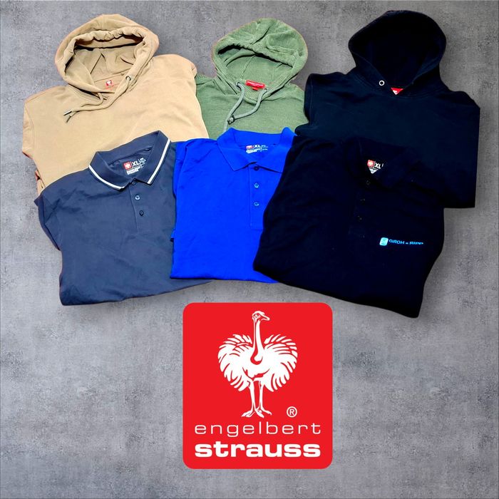 Loti 3 hanorace si 3 tricouri polo Engelbert Strauss XL