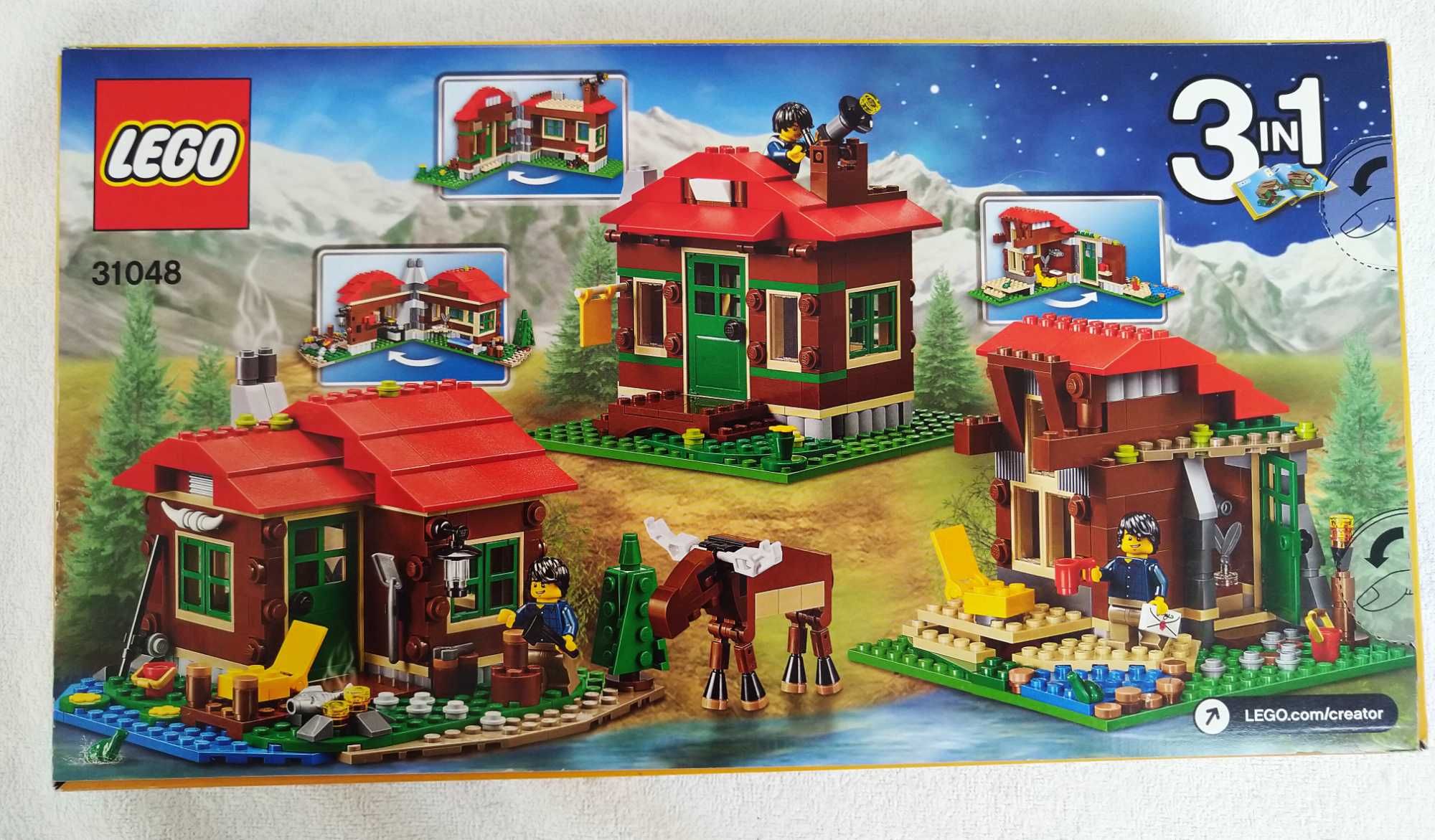 Vand set LEGO Creator 3in1 31048 Casuta de pe malul lacului, sigilat