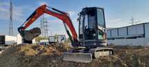 Miniexcavator, excavator, de inchiriat, inchiriere