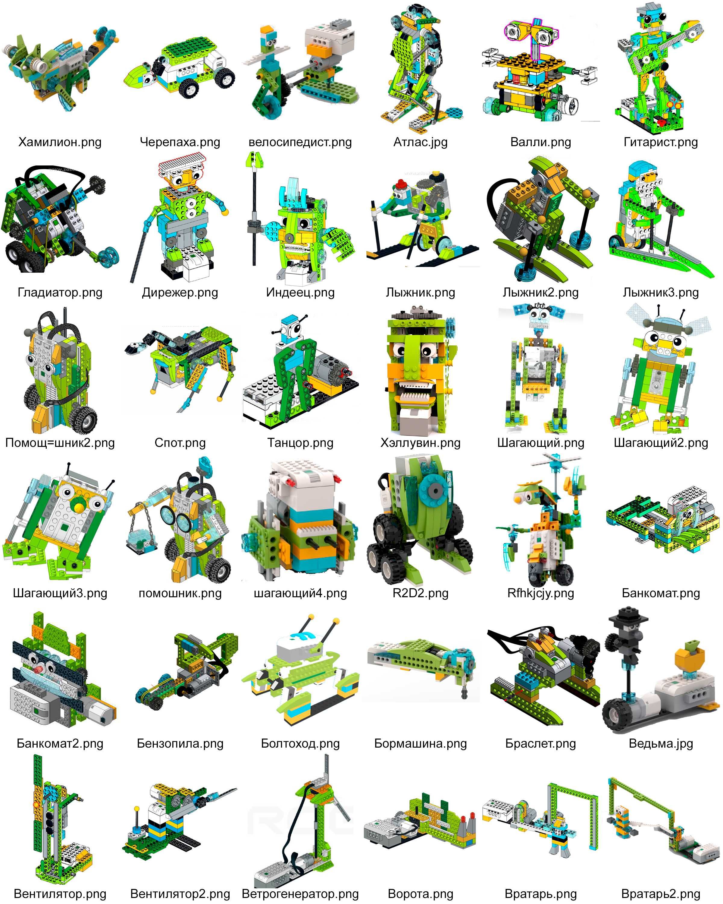 Ko'rsatmalar  Lego Wedo 2.0