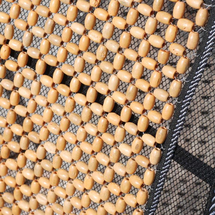 Постелка Масажор С Дървени Кръгли Или Овални Топчета