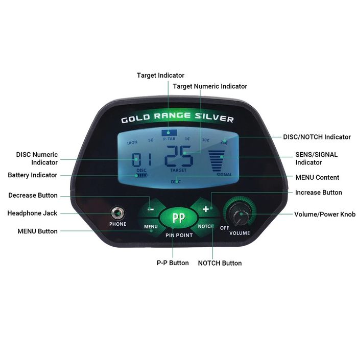 Металоискател MD 4090 металлоискатель металодетектор золотоискатель