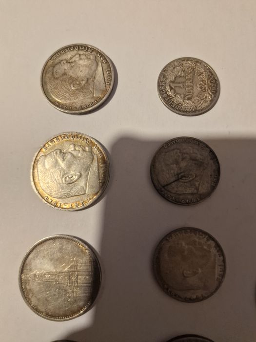 Vând monezi germane de argint