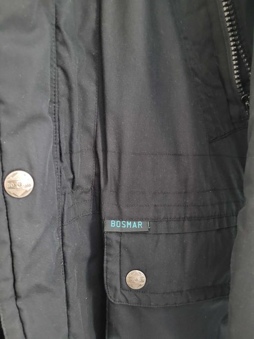 Зимно мъжко черно яке