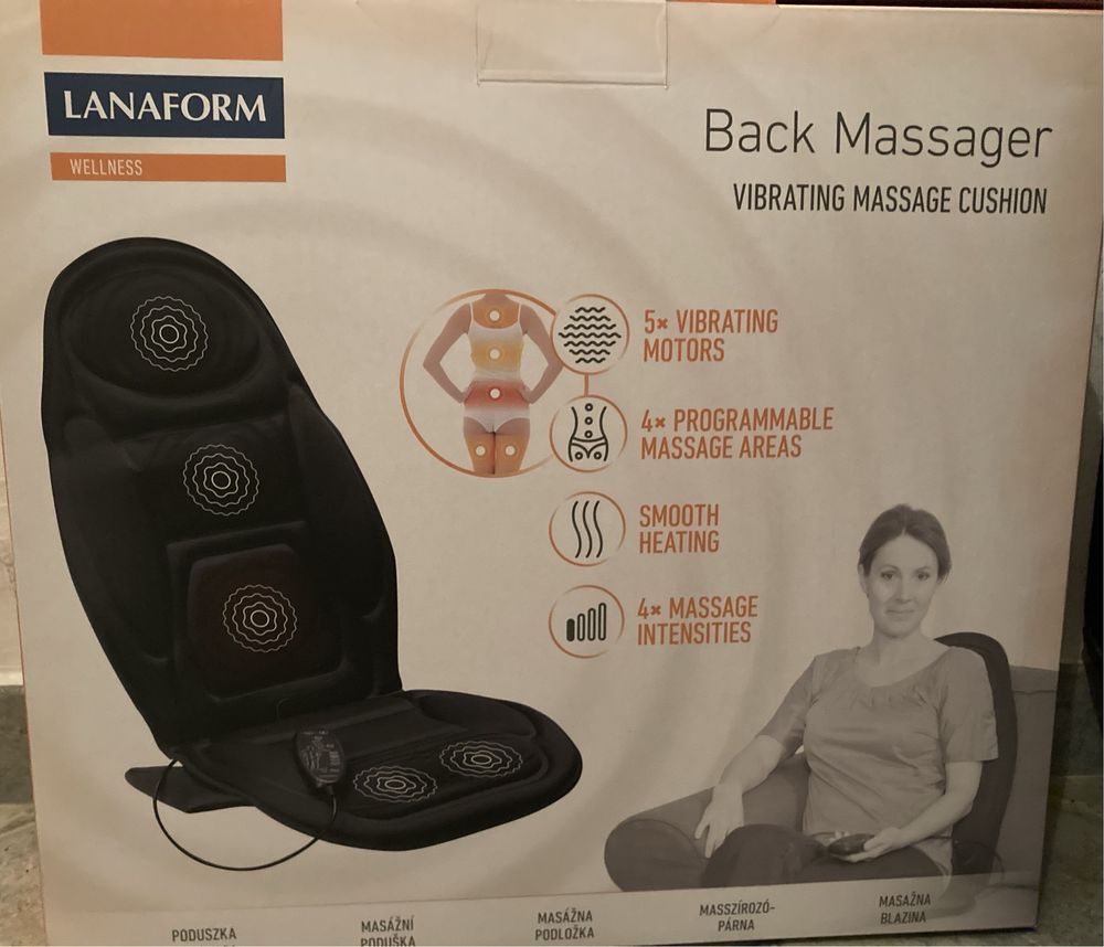 Масажна седалка за вибриращ масаж със затоплящ ефект