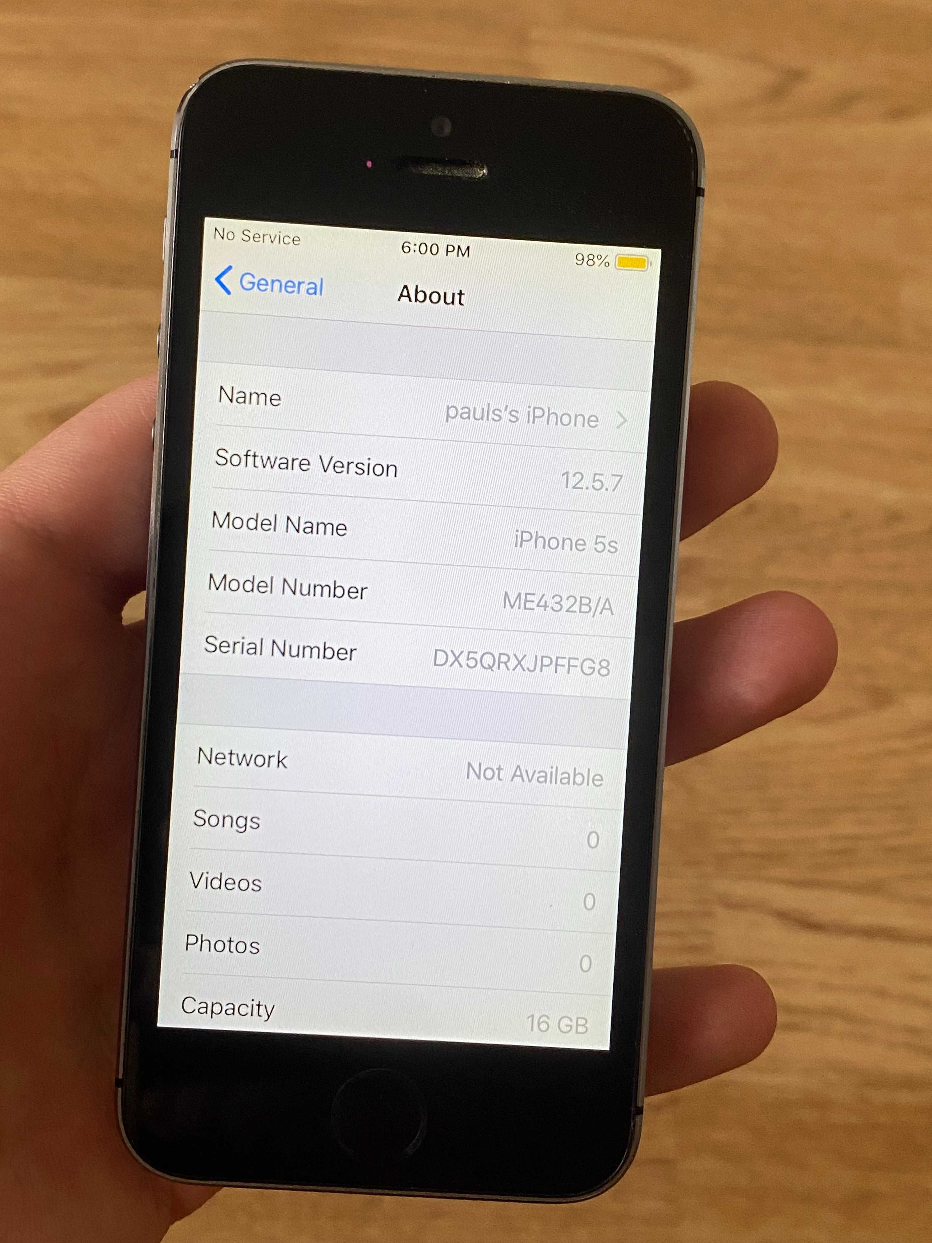 iPhone 5S -16 GB , bypass -piese originale !