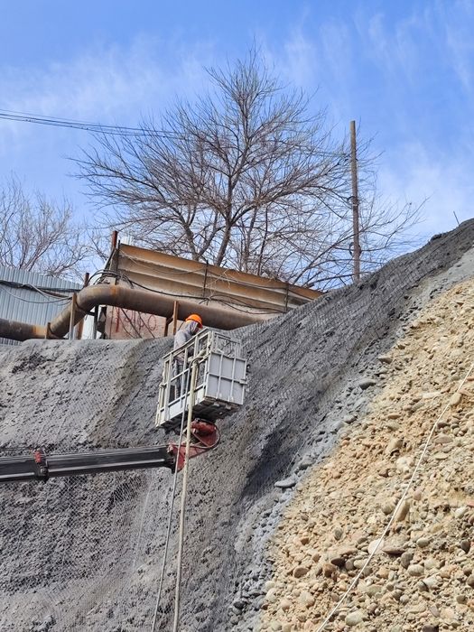 Торкрет мокрый бетон гидроизолируюшими составами фасад котлова