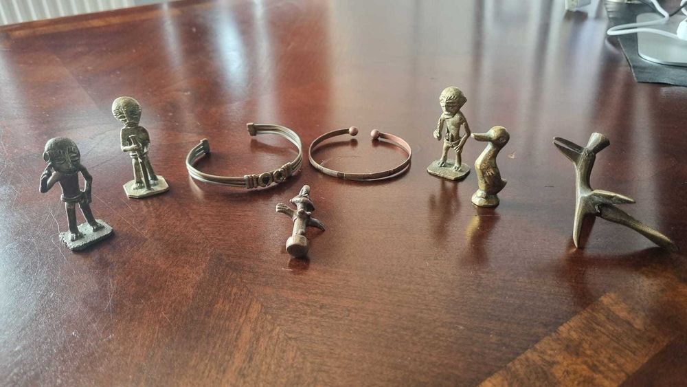 Figurine Africane AKAN din bronz