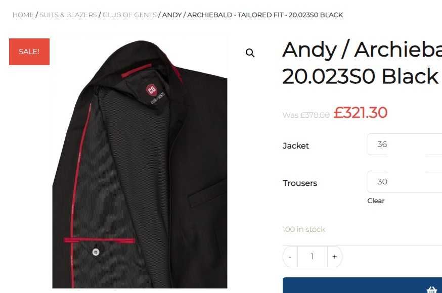 Sacou blazer slim 52 XL Club Of Gents lana super 110's respirabi negru