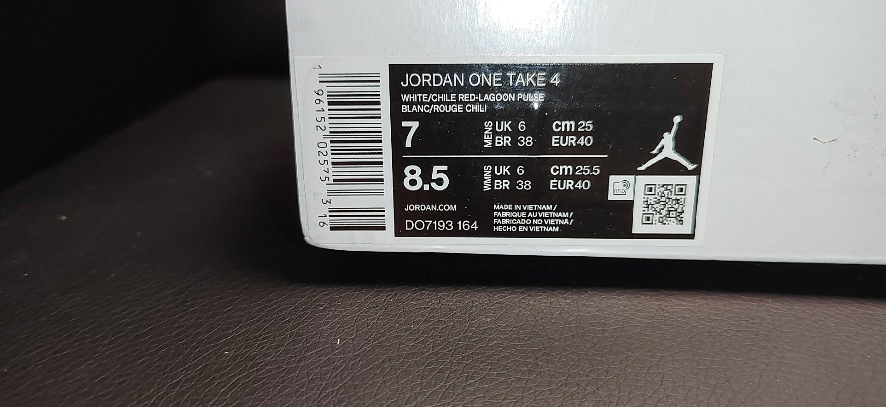 Nike Air Jordan One Take 4,  номер 40