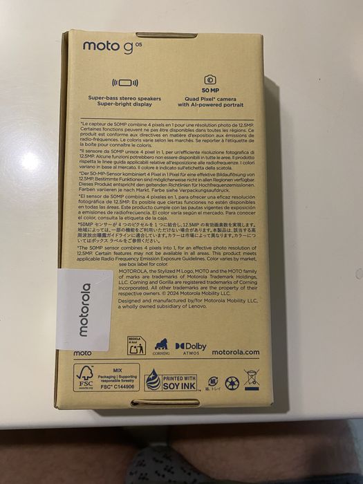 Телефон Motorola g 05