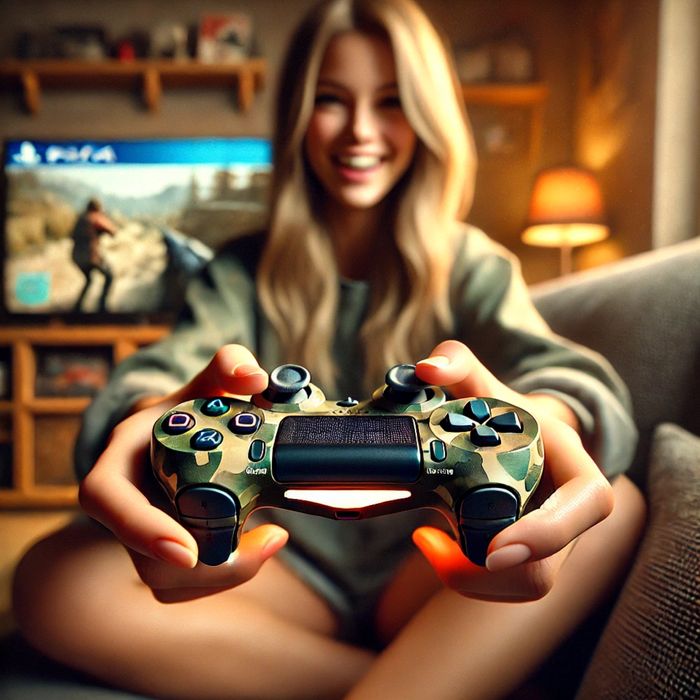 Игровой контроллер Sony Dualshock 4 v2 зеленый