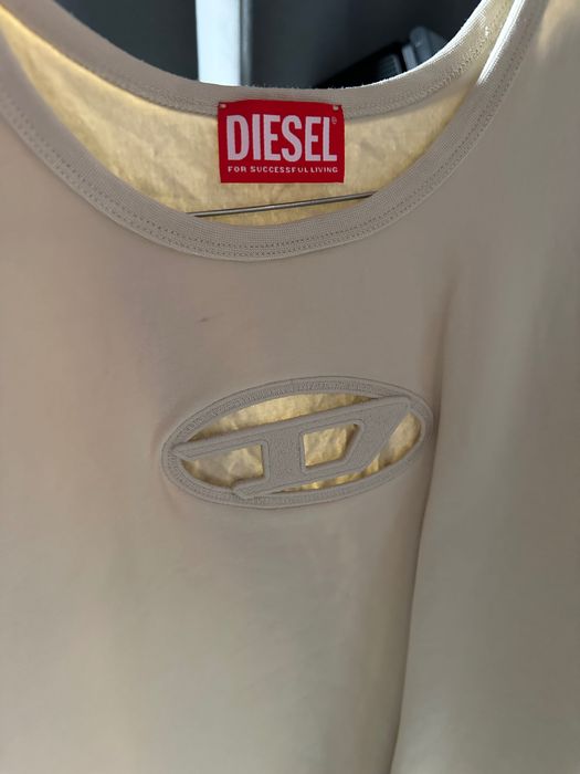 Tricou crem Diesel