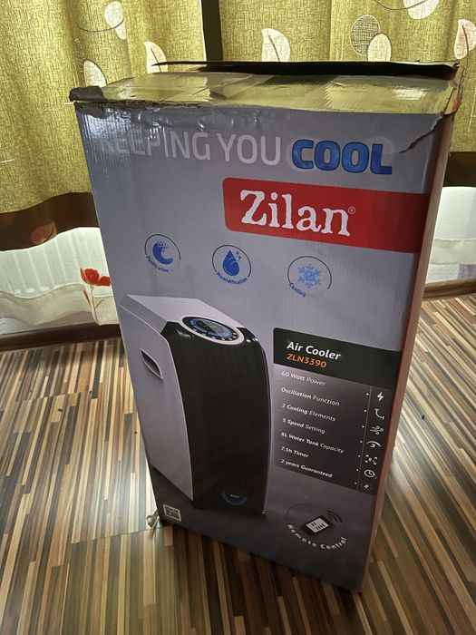 Răcitor aer Zilan ZLN3390 – consum redus, 8L, nou